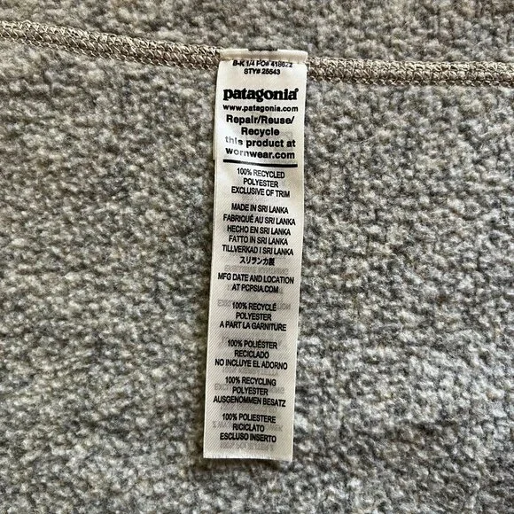 Patagonia oatmeal gray Better Sweater S - Picture 9 of 14